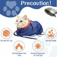 thumbnail image 4 of DEKEones Breathable Mesh Anti Scratch Adjustable Cat Grooming Bag for Nail Trimming & Bathing, 4 of 7