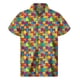 thumbnail image 5 of Camisa hawaiana con estampado 3D de rompecabezas de concienciación sobre el autismo, camisas hawaianas de verano para hombres y mujeres, blusas de manga corta con solapa y botones, 5 of 5