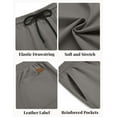 thumbnail image 5 of COOFANDY Men's Cotton Drawstring Shorts Lightweight Stretch Chino Shorts Casual Flat Front Golf Shorts, 5 of 10
