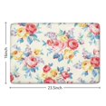 thumbnail image 5 of Pioneer Flower Floral Print Flannel Non Slip Door Rugs,Washable Door Mats Indoor,Decorative Door Mats,Dirt-Resistant and Absorbent Doormat for Entrance,Bedroom,Kitchen,Bathroom,23.5"x16", 5 of 5