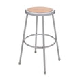 thumbnail image 2 of Hampden Furnishings Flynn Collection 30" Masonite/Steel Stool, Grey, Pack of 2, 2 of 7