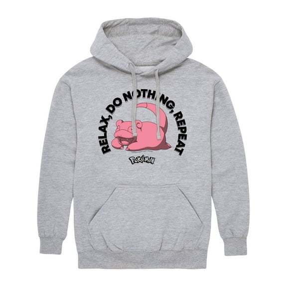 Pokémon - Relax Do Nothing Slowpoke - Men's Pullover Fleece Hoodie