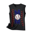 thumbnail image 5 of Azrian Womens Tops,Womens Casual Printing Tank Fit Round Neck Sleeveless Block Shirts Tee Tops Tops Blouses, 5 of 5
