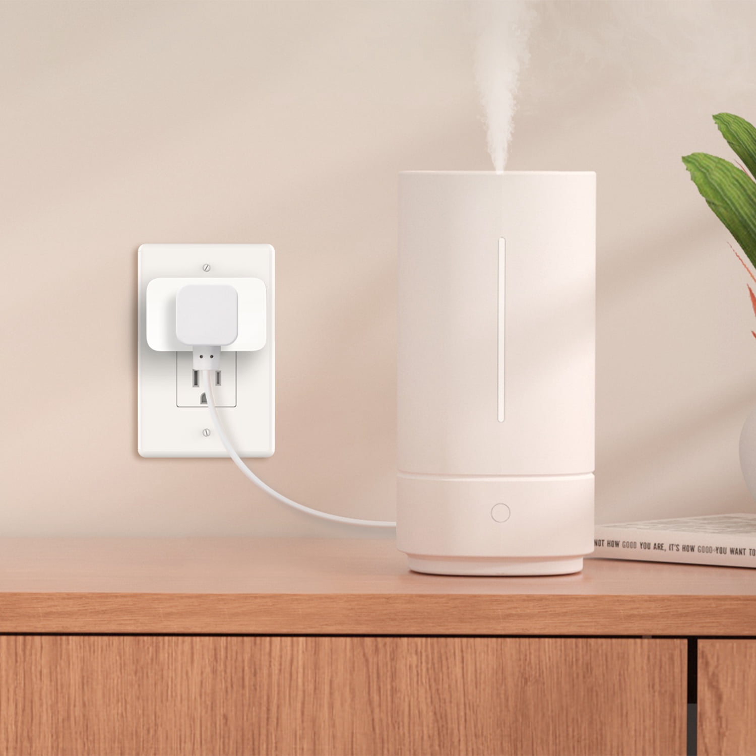 TP-Link Tapo Mini Smart Wi-Fi Plug, Matter Certified, UL Certified, Works with Google Home & Samsung SmartThings, 15A/1800W Max, 2.4G Wi-Fi Only, White. PW15