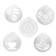 thumbnail image 2 of Plantillas leche de material acero inoxidable, 5 uds., plantillas de Barista antioxidantes para cocina , hornear, cupcakes, pasteles, Gloria Plantillas de café con leche, 2 of 9