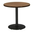 thumbnail image 3 of KFI Studios Mode 3' Round Counter Height Dining Table, River Cherry, Silver Base, 3 of 6