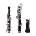 thumbnail image 3 of Professional Oboe C Key Semi-automatic Style Nickel-plated Keys Woodwind Instrument with Oboe Reed Gloves Leather Case Carry Bag Cleaning Cloth Mini Screwdriver, 3 of 7
