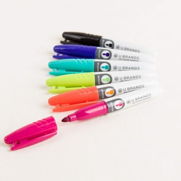 Mini  Mighty Dry Erase Markers, 6 CT Assorted Colors