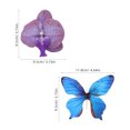 thumbnail image 2 of GETAJGHSD 2Pairs Butterfly Orchid Shoe Clips Decorative Floral Removable Shoe Buckles for Sandals, 2 of 6