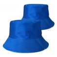 thumbnail image 5 of Sombrero de pescador para adultos de estilo europeo y americano, bordado, para hombre y mujer, con estampado completo, de color sólido, plano y para el sol, 5 of 5