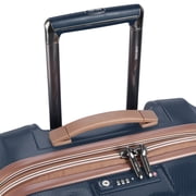DELSEY PARIS Carrousel 24 Medium Checked Hardside Expandable Spinner Luggage, Navy