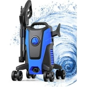 Electric Pressure Washer YAAN 1.8GPM Pressure Washer 1500W Power Washer High Pressure Cleaner Machine with Gimbaled Nozzle Foam Cannon,Best for Cleaning Homes, Cars, Driveways, Patios(Green)