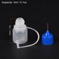 thumbnail image 4 of Uxcell Needle Tip Bottle Precision Plastic Applicator 3ml with Blue Cap, 10 Count, 4 of 6