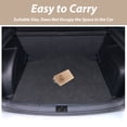 thumbnail image 3 of FUTUREORYY Trailer Wheel Chocks Wheel Chock Beige Wood 1Set for Trucks, 3 of 5