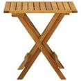 thumbnail image 3 of vidaXL 18.1"x18.1"x18.5" Solid Acacia Wood Square Outdoor Bistro Table, 3 of 7