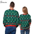 thumbnail image 4 of Sudadera con estampado navideño para hombre y mujer, jersey de cuello redondo de gran tamaño, ropa de Cosplay para fiesta de navidad, 4 of 4