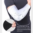 thumbnail image 3 of Eigraketly Codera verano a prueba de golpes antideslizante transpirable reemplazo baloncesto brazo almohadilla Protector accesorios blanco XL Type2 NO2, 3 of 6