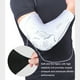 thumbnail image 4 of Yuarrent Codera de fibra elástica Unisex antideslizante Color sólido transpirable reemplazo deporte entrenamiento brazo Pad Brace Protector Ropa Deportiva, Zapatos Negro SG, 4 of 6