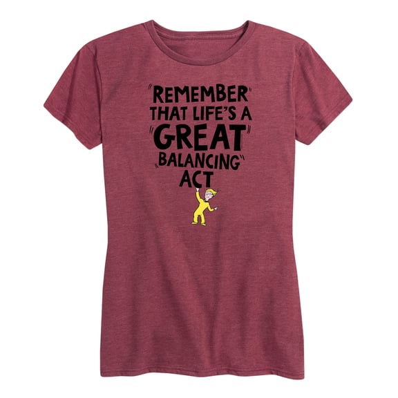 Dr. Seuss - Life Great Balancing Act - Women's Short Sleeve Graphic T-Shirt