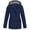 Navy, variant on Rain Jackets for Women Waterproof Plus Sizes Women Solid Rain Jacket Outdoor Plus Size Hooded Raincoat Windproof