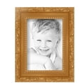 thumbnail image 2 of ArtToFrames 5" x 7" Bright Gold Picture Frame, 5x7 inch Gold Wood Poster Frame (WOM-4928), 5 Pack, 2 of 6