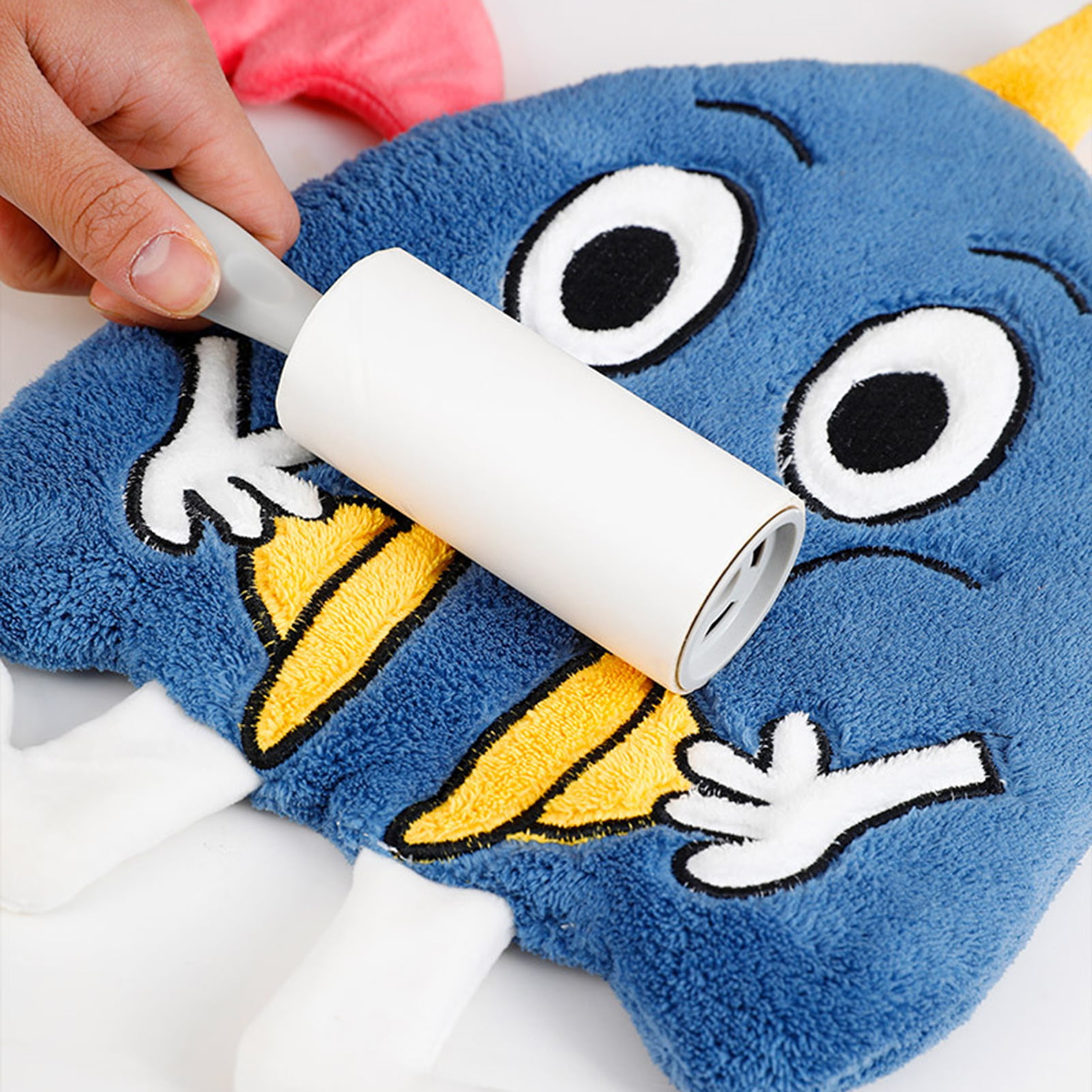 Rocl Asciugamano clifcragrocl,Cartoon Gufo Super Assorbimento Coral Fleece Towel Washcloth Accessori per Il Bagno Blu 