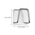 thumbnail image 2 of OUNONA  2 Pcs Stainless Steel Storage Rack Sink Kitchen Sponge Holder Silver, 2 of 8