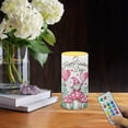 thumbnail image 2 of COEQINE Bunny Eggs Butterfly Cross Wood Grain Flameless LED Candle Flickering Wick Electric Candles with Remote Timer Color Changing Fake Pillar Candle for Easter Home Indoor Wedding Decoration, 2 of 7