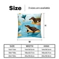 thumbnail image 5 of Platypus Pillow Covers Inserts, Decorative Pillows, Throw Pillows with Unique Patterns for Home Décor - Set of 2 in 16x16, 18x18, or 20x20 inches, 5 of 6