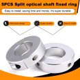 thumbnail image 4 of 5PCS Split Optical Shaft Fixed Ring Separate Thrust Ring Limit Ring Fastening Positioner Shaft Clamp Inside 30mm, 4 of 8