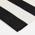 thumbnail image 5 of Mainstays 5'X7' Black and White Stripe Reversible Outdoor Plastic Rug, 5 of 9