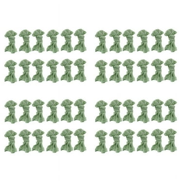 Gauze Cheesecloth Napkins Wrinkled Dinner Napkins Table Napkins Decorative Cloth Napkins (Green, 48 Packs)