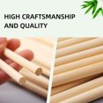 thumbnail image 3 of 50Pcs Wooden Dowel Rods, 0.23 x 12 Inch Wood Sticks, Yayun Precut Wooden Rod Sticks, Natural Wood Dowels for Craft and DIY Projects, Cake Dowels Hardwood Craft Dowel Rods, 3 of 7