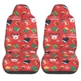 thumbnail image 2 of ZICANCN Car Seat Covers Front Seats Only, Red Christmas Elk Green Socks Automotive Seat Covers Protectors for Cars Trucks Suv 2 Pack, 2 of 8
