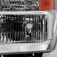 thumbnail image 3 of AKKON - Fits 2008-2014 Ford E150 E250 08-21 E350 E450 Super Duty 16-21 F650 F750 [Aero Style] Chrome Headlights Pair Left+Right, 3 of 4