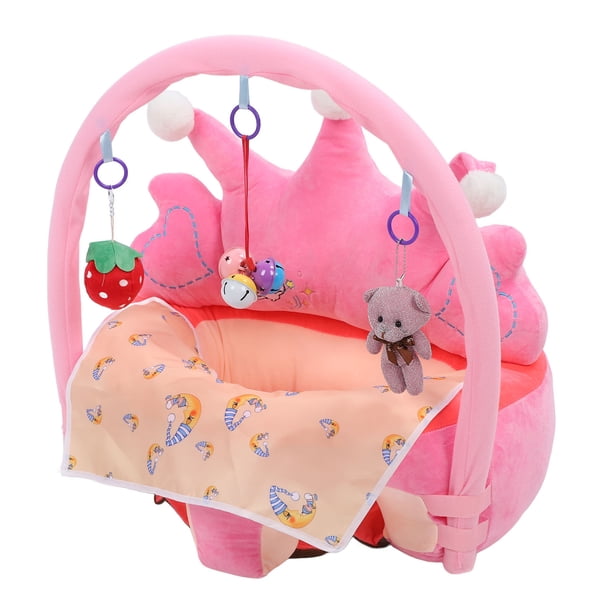 Asiento De Apoyo Para Bebés, Suave En Forma De Sigue Sentado, Cómodo Aprendiendo A Sentar La Silla, El Asiento De Lujo Con La Actividad De Los Juguetes De Babero De Babeo