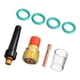 thumbnail image 5 of 8 Unids/Set TIG de Antorcha de Soldadura de Stubby de Gas Collet Cuerpo Kit de Lente para TIG WP -9 20 25 de Soldadura TIG Antorcha Gloria Lente de gas del soplete de soldadura, 5 of 6