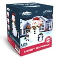 thumbnail image 6 of Joyfy 6 ft Christmas Inflatables Snowman Outdoor Decorations,Christmas Snowman Penguin Blow Ups Yard with Built-in LEDs for Holiday Party Garden Lawn Decor, 6 of 8