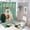 style-452, variant on Cute Polar Bear Daddy Personalized 4 Pcs Shower Curtain Set Bathroom Sets with Curtain Rug Toilet Cover And U Shaped Mat Baby First Christmas Waterproof Fabric Bath Curtain for Bathroom Decor