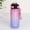 600ML pink-D, variant on 3Sizes Sports Water Bottle Gradient Color Motivational Bottle with Time Marker Leak-proof Cup Gym Outdoor Drinkware