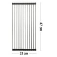 thumbnail image 1 of Dish Drying Rack Over The Sink Kitchen Roll up Sink Drying Rack Portable Dish Rack Dish Drainer Foldable Stainless Steel Dish Drying Rack, 1 of 1