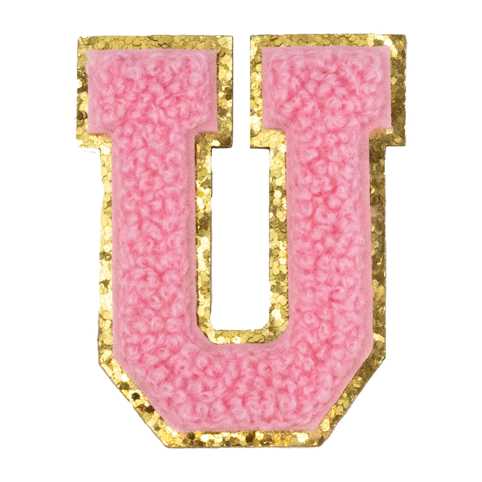 Hello Hobby Chenille U Pink Patch
