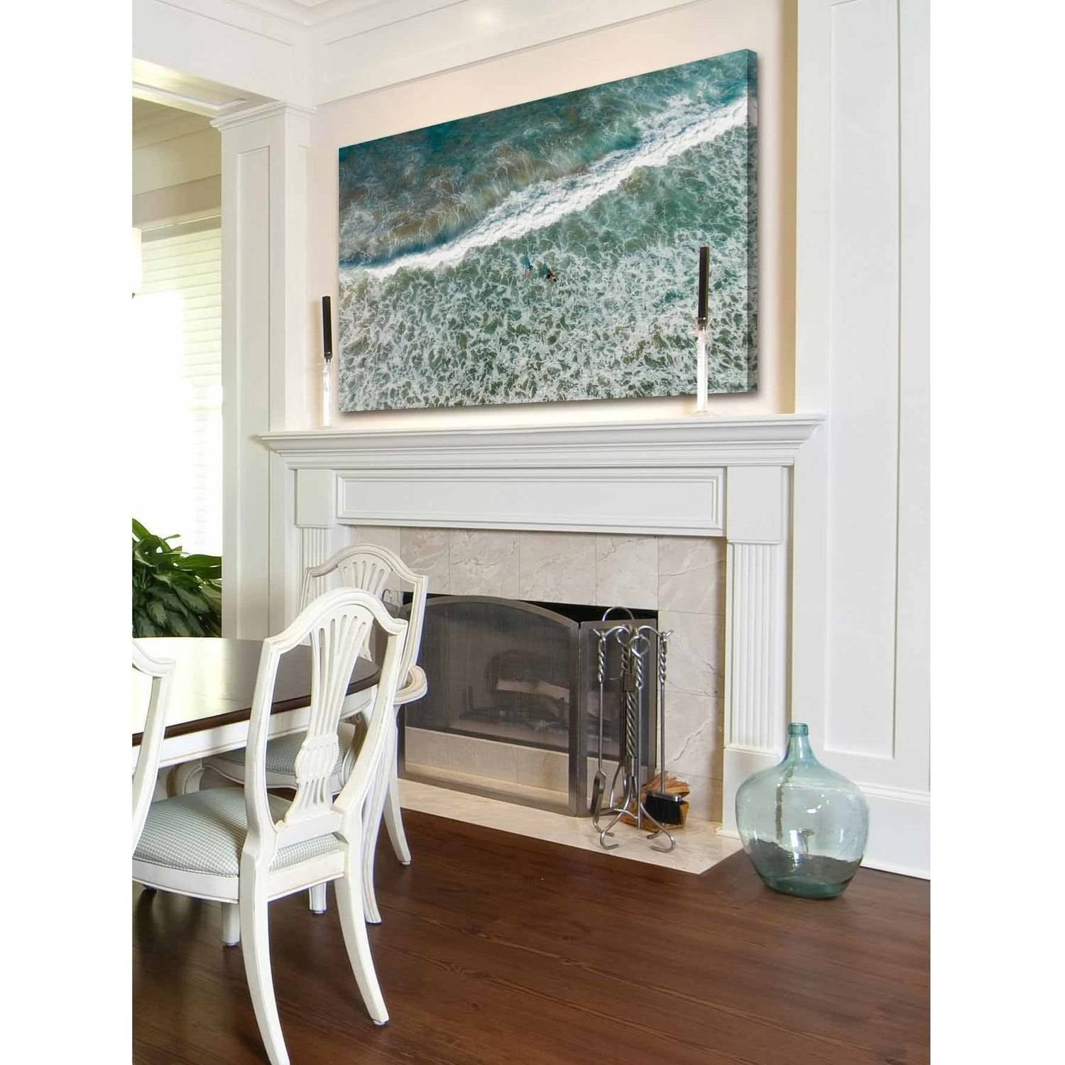 Marmont Hill "Crashing Tide" by Karolis Janulis Painting Print on Wrapped Canvas