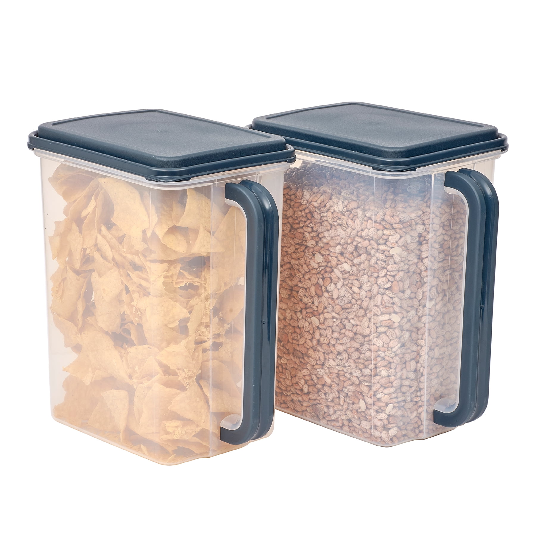 Manna TruDivide 46 oz. Glass Food Storage Container with Lid (2-Pack)