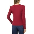 thumbnail image 2 of CeCe womens  Top, xs, Red, 2 of 3