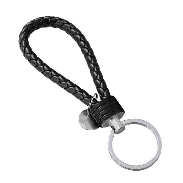 Llavero de Cuero de PU Strade Fareast Limited regalo del Día para papá negro
