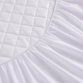 thumbnail image 3 of HLONK Smyrna Protège-Matelas Imperméable Taille Simple TG Poche Profonde Respirant Rafraîchissant Housse Matelassée 17”, 3 of 6
