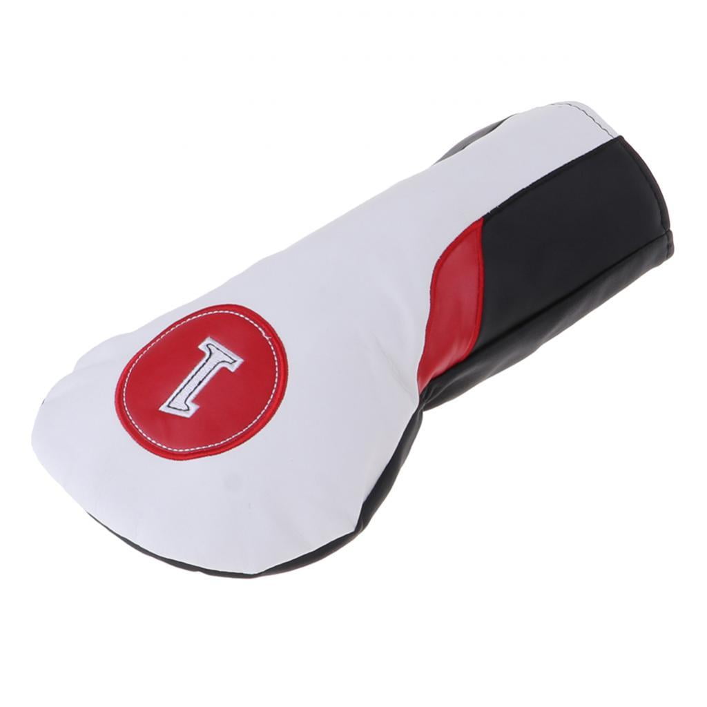 Axioma Sports Golf Club Headcover 460cc Driver Wood Head Cover No. 1 3(White 1+White )