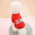 thumbnail image 3 of Warm Cotton Pullover Brushed Pet Coat For Dogs Cats Teddy Bear Dog Sweater Pet Costume Dog Hoodies Pet Clothes PINK 2XL, 3 of 8