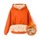 thumbnail image 4 of Sudadera con capucha, suéter de cuello alto, elástico, de color sólido, para hombre, suéter de cuello alto, abrigo de poliéster., 4 of 7